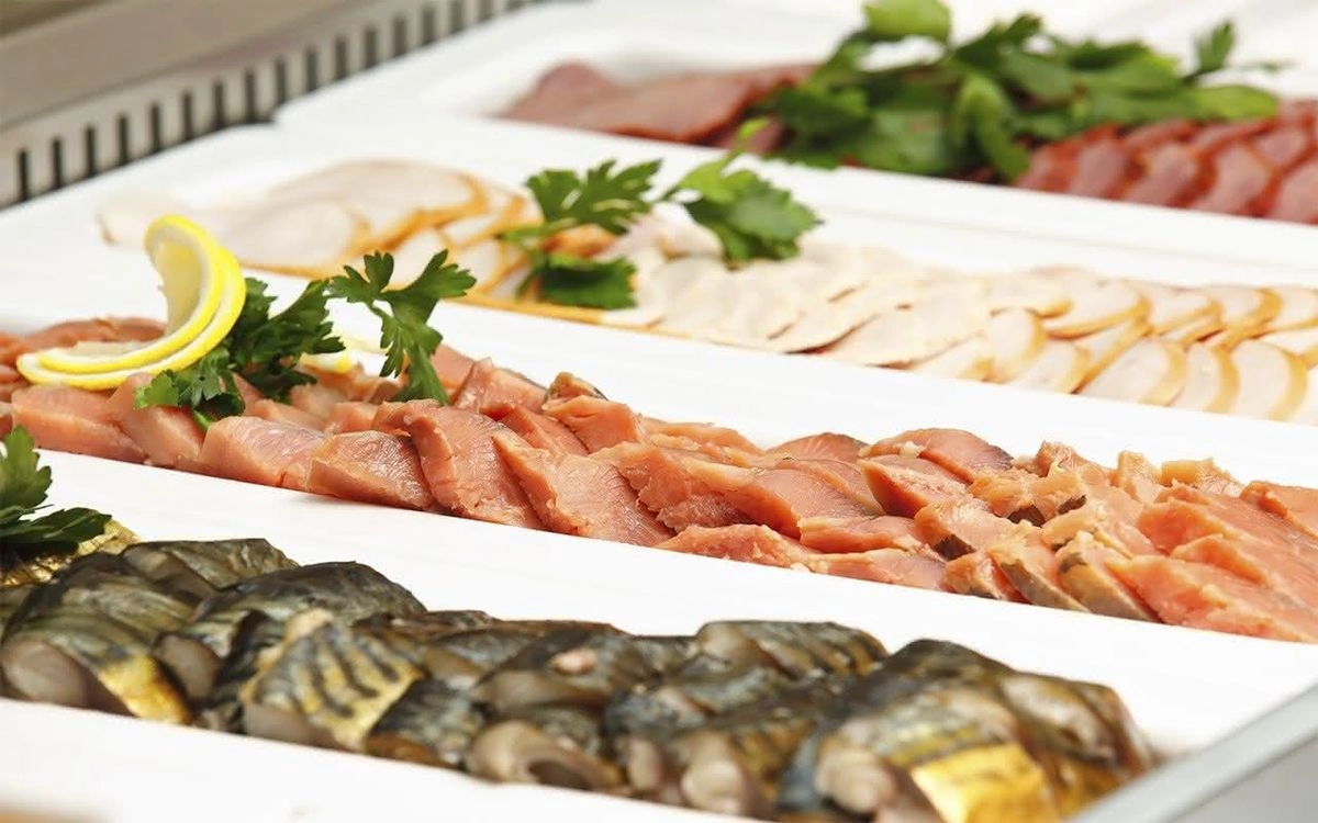 Шведский стол в санатории