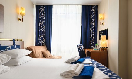 Номер Однокомнатный двухместный "СТАНДАРТ" "УЛУЧШЕННЫЙ" ЮГ (корп. 7) - Санаторий «Алушта», Алушта - 2