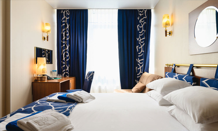 Номер Однокомнатный двухместный "СТАНДАРТ" "УЛУЧШЕННЫЙ" ЮГ (корп. 7) - Санаторий «Алушта», Алушта - 3