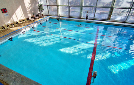 Бассейн в санатории «Жемчужина Кавказа» в Ессентуках