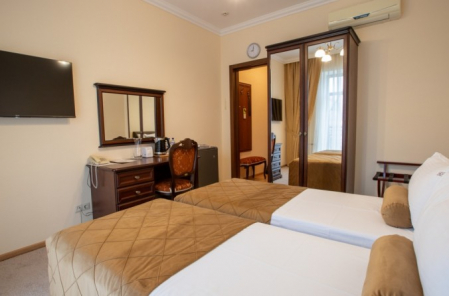 Номер Однокомнатный двухместный Стандарт (18 м2) - Санаторий «Буковая Роща», Железноводск - 6