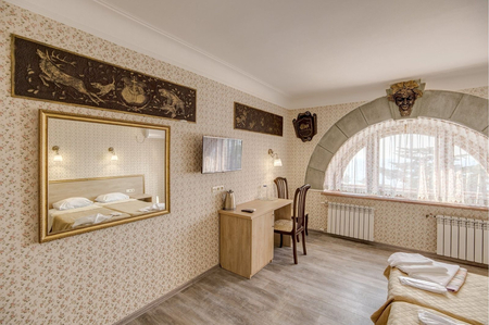 Номер Стандарт однокомнатный 2-х местный (без балкона) 1 корпус - Санаторий «Белоруссия», Ялта - 3