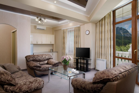 Номер Люкс 2-х местный двухкомнатный - SPA-отель «Рафаэль», Железноводск - 3