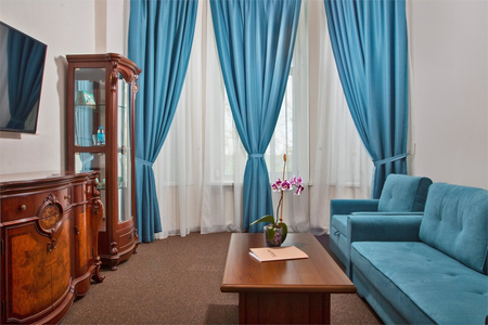 Номер 2-местный 2-комнатный Люкс с террасой (Графский корпус) - Санаторий «Золотой берег», Евпатория - 4