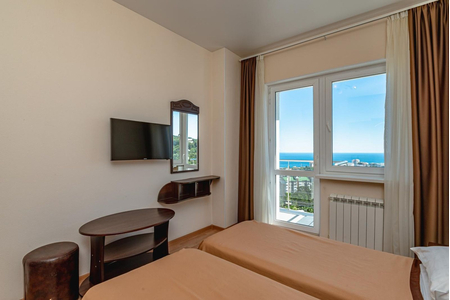 Номер Однокомнатный 2-местный (3 блок) корп. 7 - Санаторий «Узбекистан», Ялта - 6