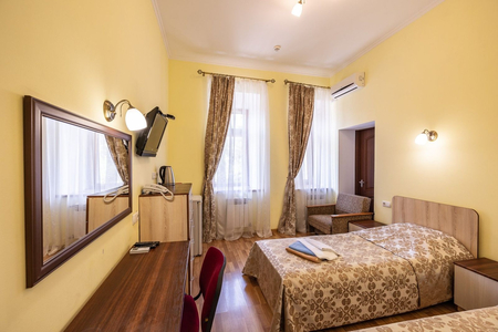 Номер Эконом однокомнатный 2-х местный (без балкона) 4 корпус - Санаторий «Белоруссия», Ялта - 1