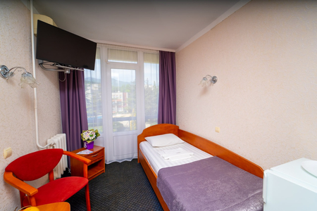 Номер Одноместный стандарт. Корпус 10-11 - Санаторий «Славутич», Алушта - 1