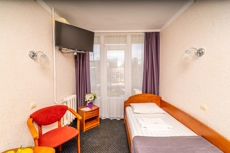 Номер Одноместный стандарт. Корпус 10-11 - Санаторий «Славутич», Алушта - 3