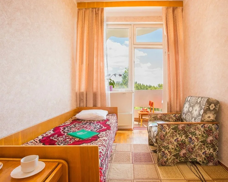 Номер Одноместный номер "ЭКОНОМ" (корп. 5) - Санаторий «Алушта», Алушта - 1