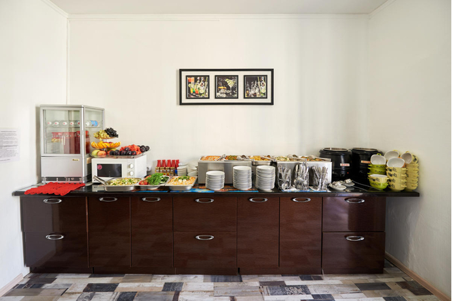 Шведский стол в клиническом санатории Элорма Кисловодск